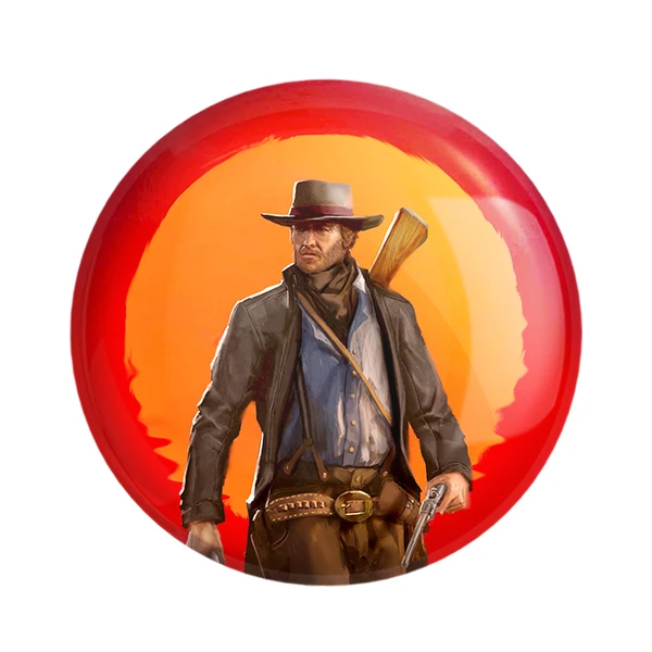 مگنت خندالو طرح رد دد Red Dead کد 10294