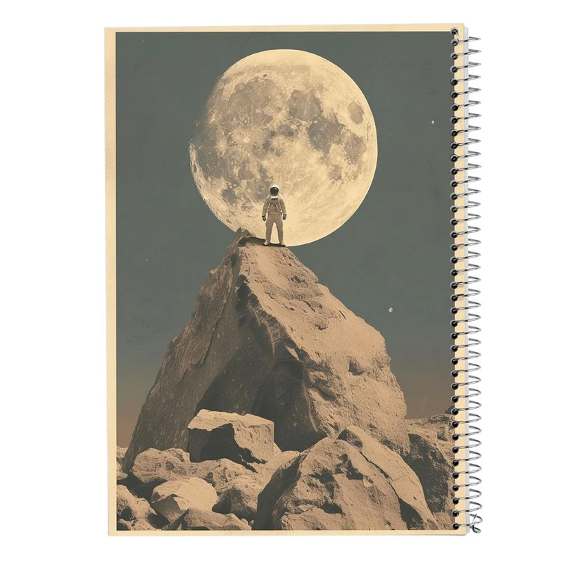 دفتر شطرنجی 50 برگ مدوپد طرح ماه کد DF15471