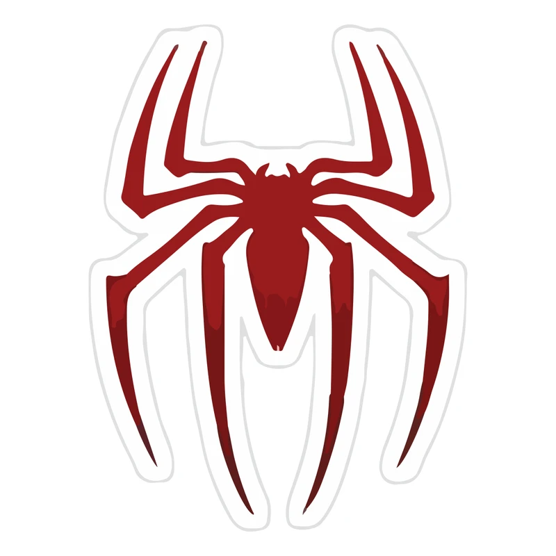 استیکر خودرو پویا مارکت طرح مرد عنکبوتی کد 1133