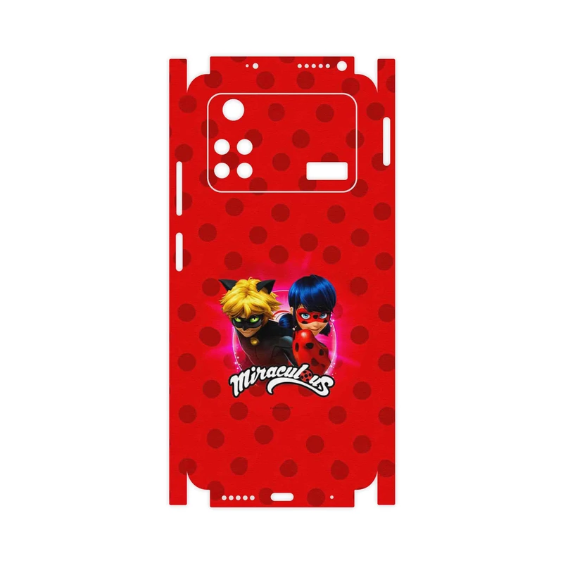برچسب پوششی ماهوت مدل Ladybug and Cat Noir-FullSkin مناسب برای گوشی موبایل شیائومی Poco M4 Pro 4G