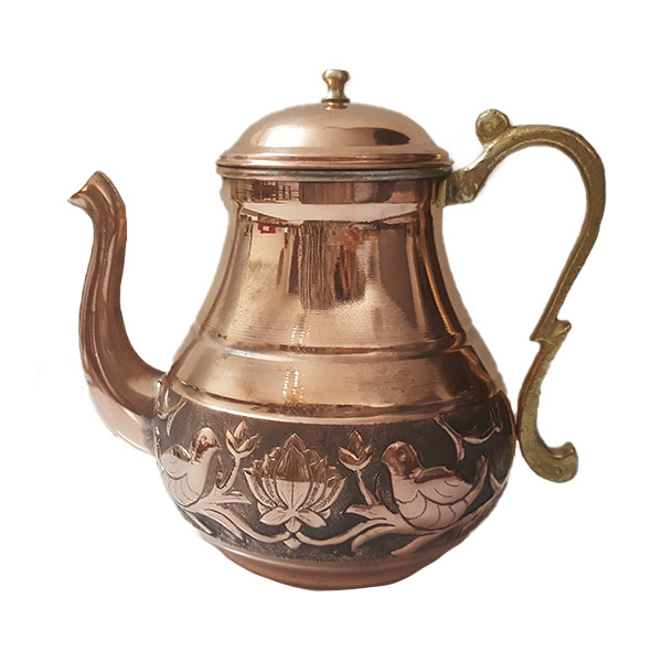 کتری مسی مدل قلم زنی کد ZH160