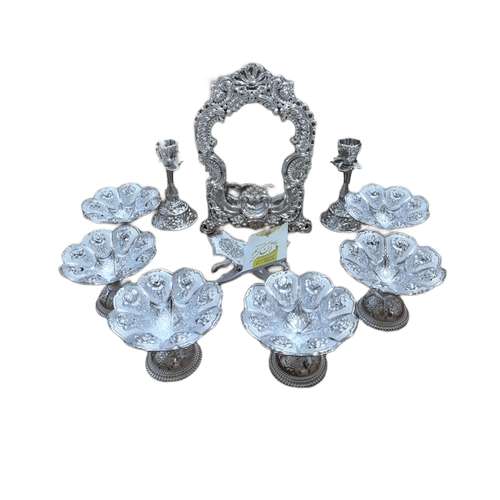 مجموعه ظروف هفت سین 10 پارچه مدل طرح سنتی کد M221