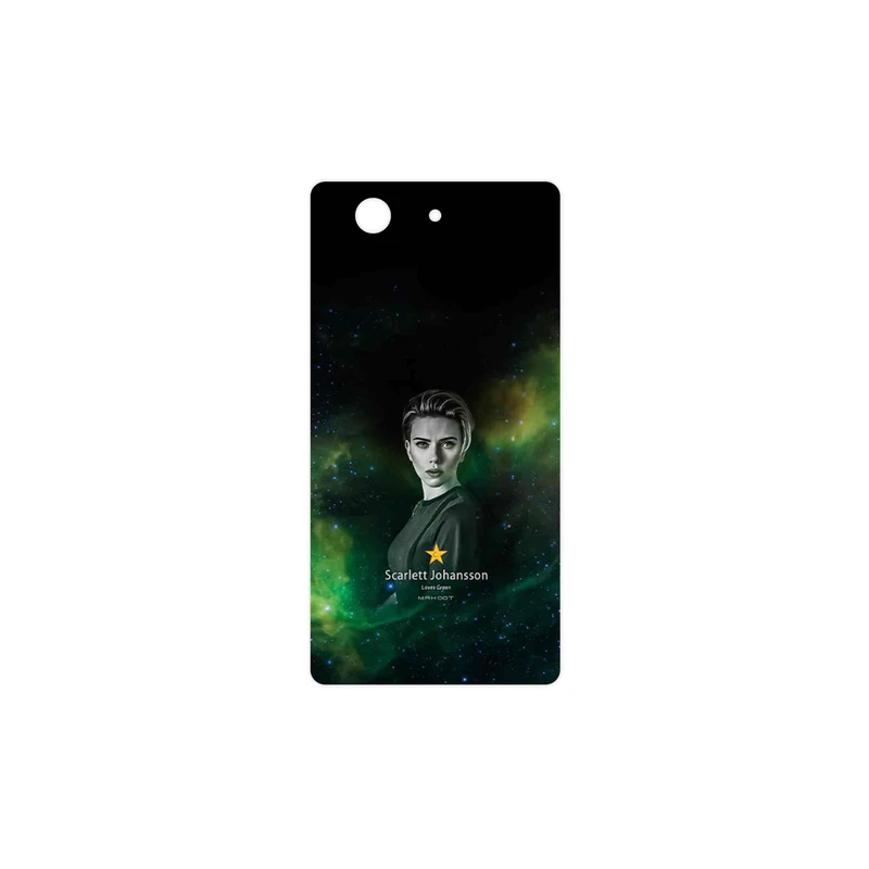 برچسب پوششی ماهوت مدل Scarlett Johansson مناسب برای گوشی موبایل سونی Xperia Z3 Compact