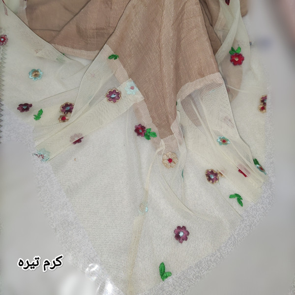 روسری زنانه مدل وال اسلپ حاشیه تور