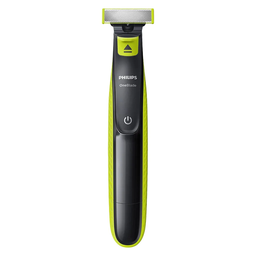 ماشین اصلاح موی صورت و بدن فیلیپس مدل OneBlade QP2520، استفاده به صورت خشک و مرطوب، منبع انرژی باتری قابل شارژ، تکنولوژی اصلاح به صورت تریم، اندازه اصلاح 0.2 میلی‌متر، مدت زمان شارژ 480 دقیقه و مدت زمان استفاده پس از شارژ 45 دقیقه، به‌همراه شارژر، برس