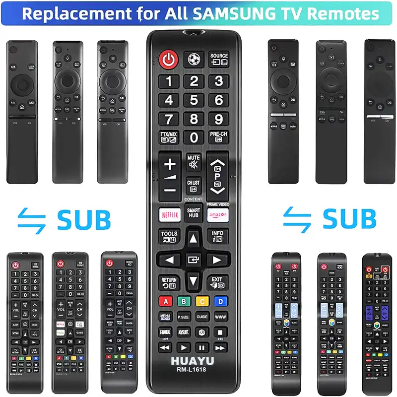 ریموت کنترل هوآیو مدل 1618 مناسب برای تلویزیون سامسونگ