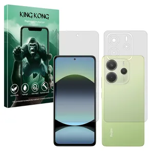 King kong Matte model Tough screen protector suitable for Xiaomi Redmi Note 14 4G mobile phone along with the back of the phone