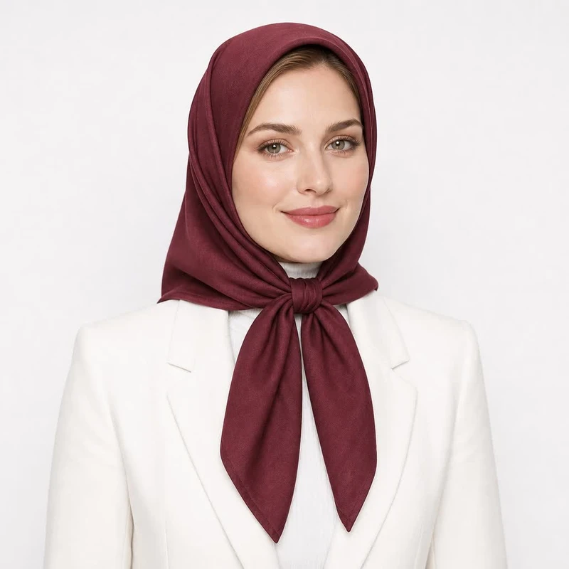 مینی اسکارف زنانه مدل نخی ساده کد E200