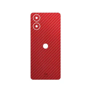 MAHOOT Red-Fiber Cover Sticker for Motorola Moto G04s