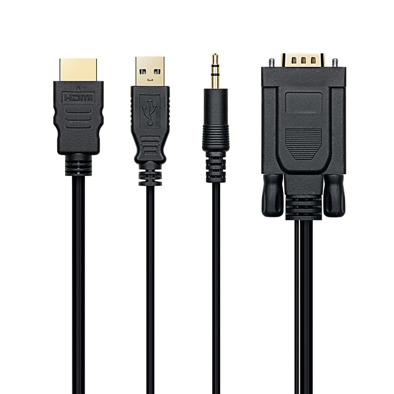 کابل Vga به Hdmi ای نت مدل En-CoV2016 طول 1.8 متر