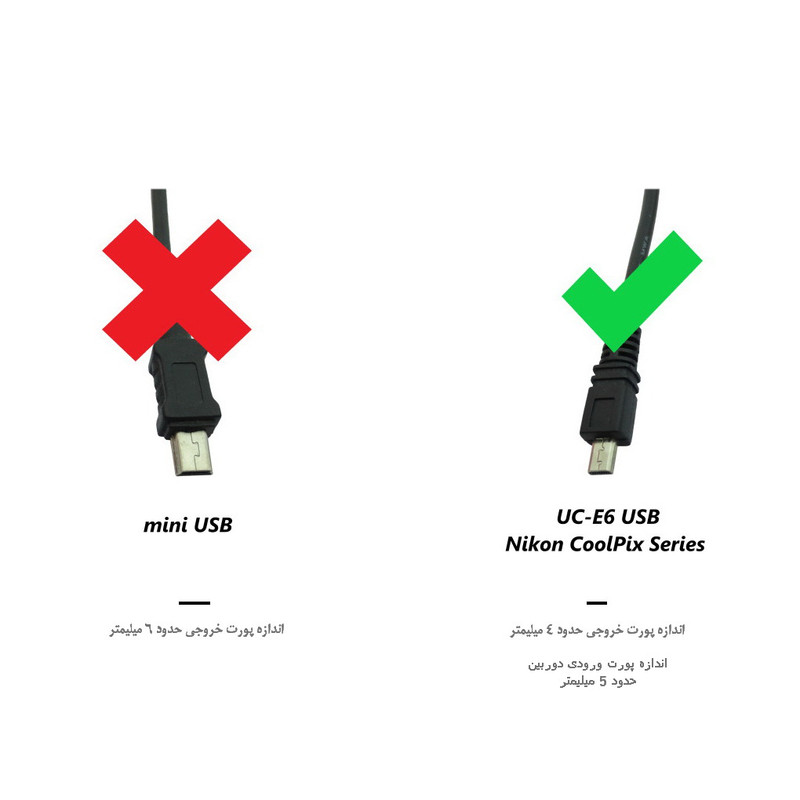 قیمت و خرید کابل تبدیل USB به USB UC-E6 مدل UC6 طول 1.5 متر