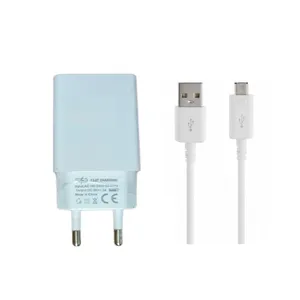 شارژر دیواری مدل POWER SET به همراه کابل تبدیل MICROUSB
