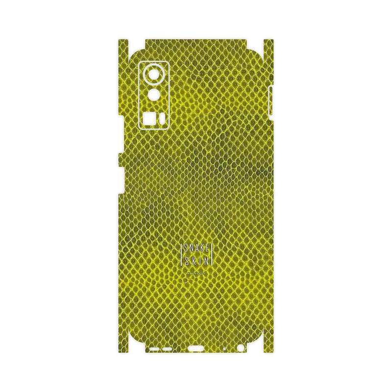 برچسب پوششی ماهوت مدل Yellow Snake Skin-FullSkin مناسب برای گوشی موبایل جی پلاس X20