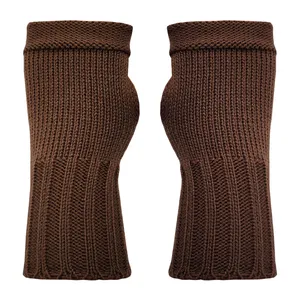 دستکش بافتنی زنانه مدل سیمپل کد ZGS01-BR