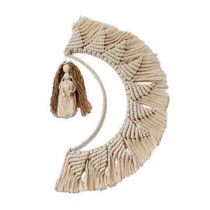 عروسک دیوار کوب مکرومه بافی مدل فرشته