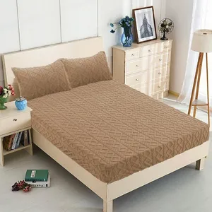 سرویس ملحفه 2 نفر 3 تکه مدل مخمل ژاکارد باف