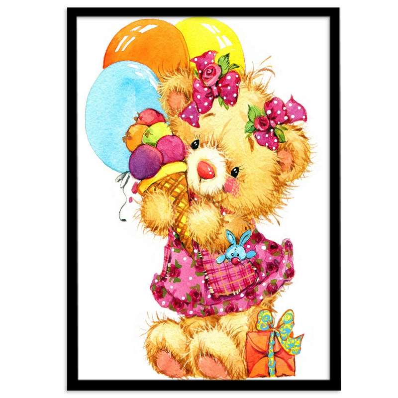 تابلو
کودک بکلیت طرح نقاشی کودکانه مدل B-S322