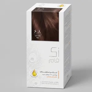 Zi Fam 6.8 Dark Mucus Blonde Hair Color Kit 50 ml