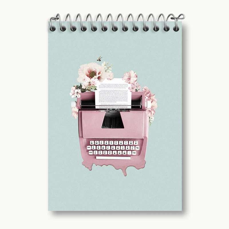 دفتر یادداشت 50 برگ خندالو طرح ماشین تایپ کد N2559