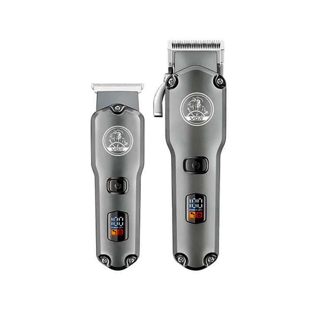 ماشین اصلاح موی سر و صورت وی جی ار مدل 675 مجموعه 2 عددی -  - 1