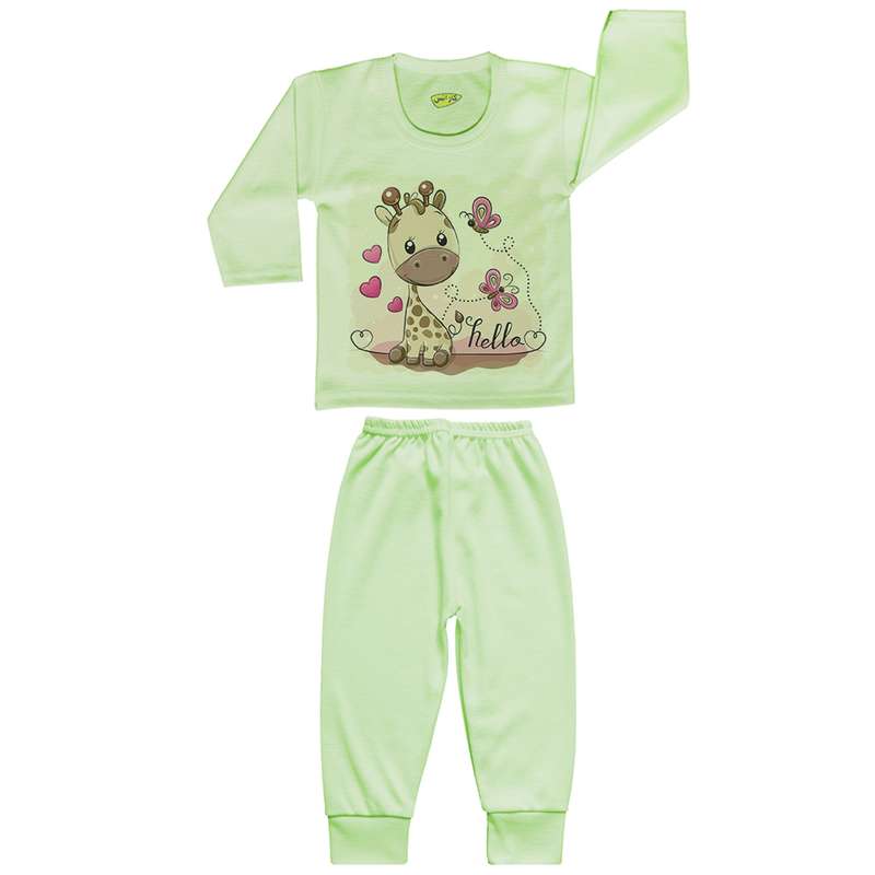 ست تی شرت و شلوار نوزادی کارانس مدل SBSG-3125