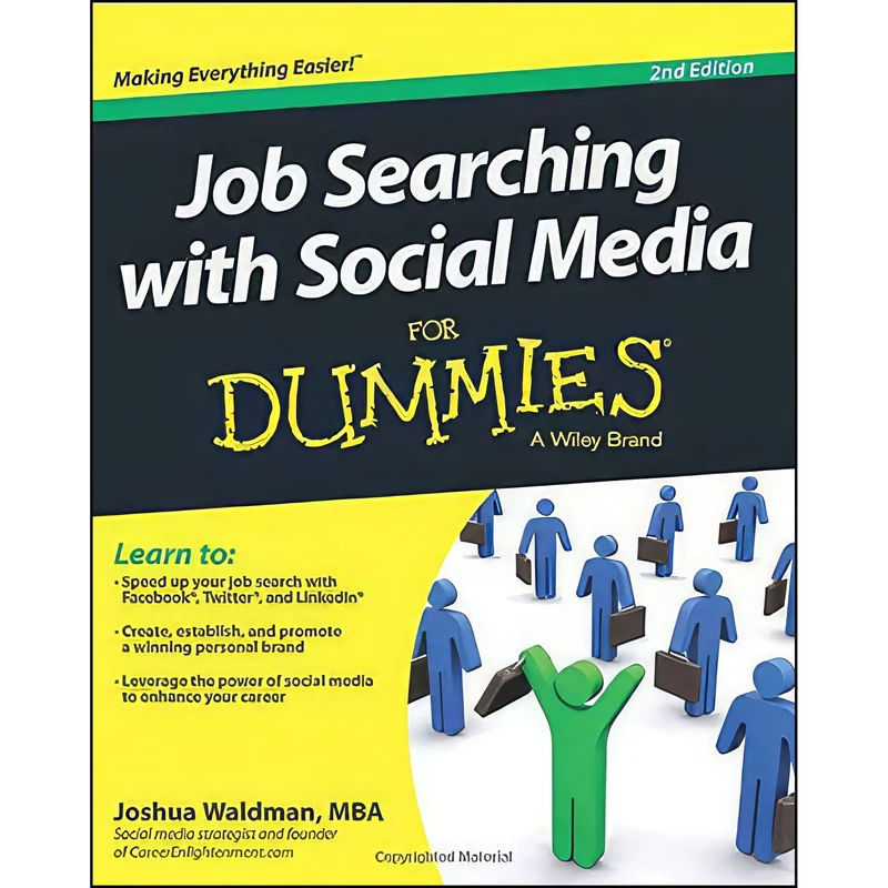 کتاب Job Searching with Social Media For Dummies اثر Joshua Waldman انتشارات For Dummies