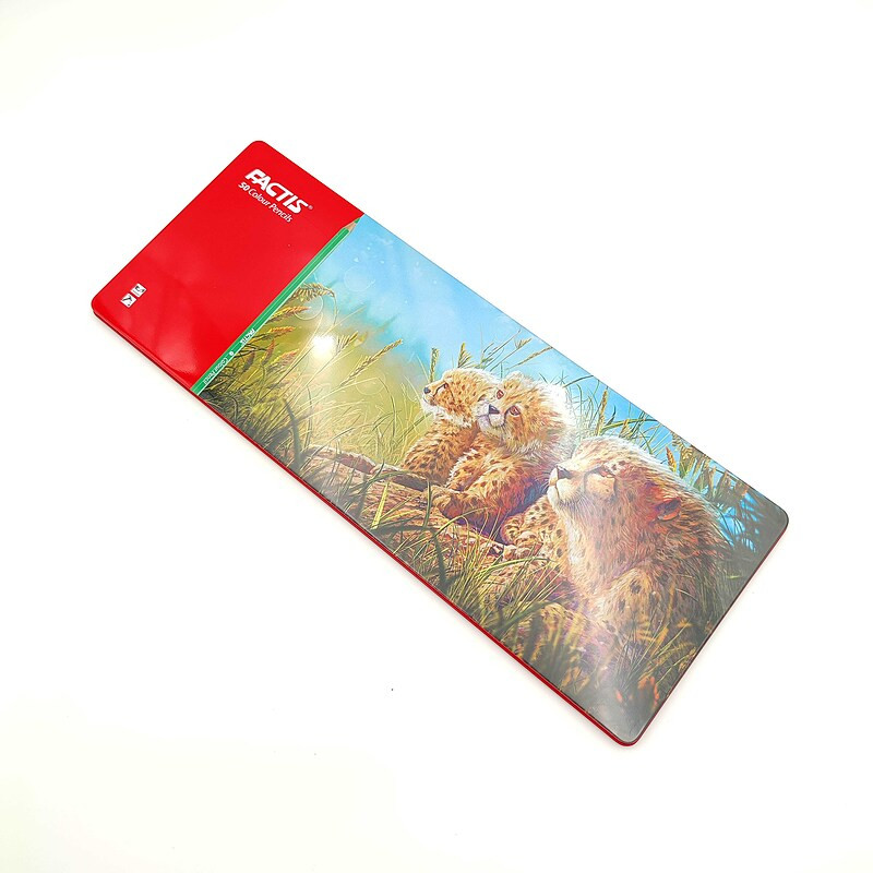 مداد رنگی فکتیس ۵۰ رنگ طرح یوزپلنگ