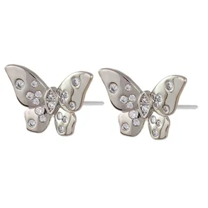 گوشواره زنانه ژوپینگ مدل پروانه کد rr1009 