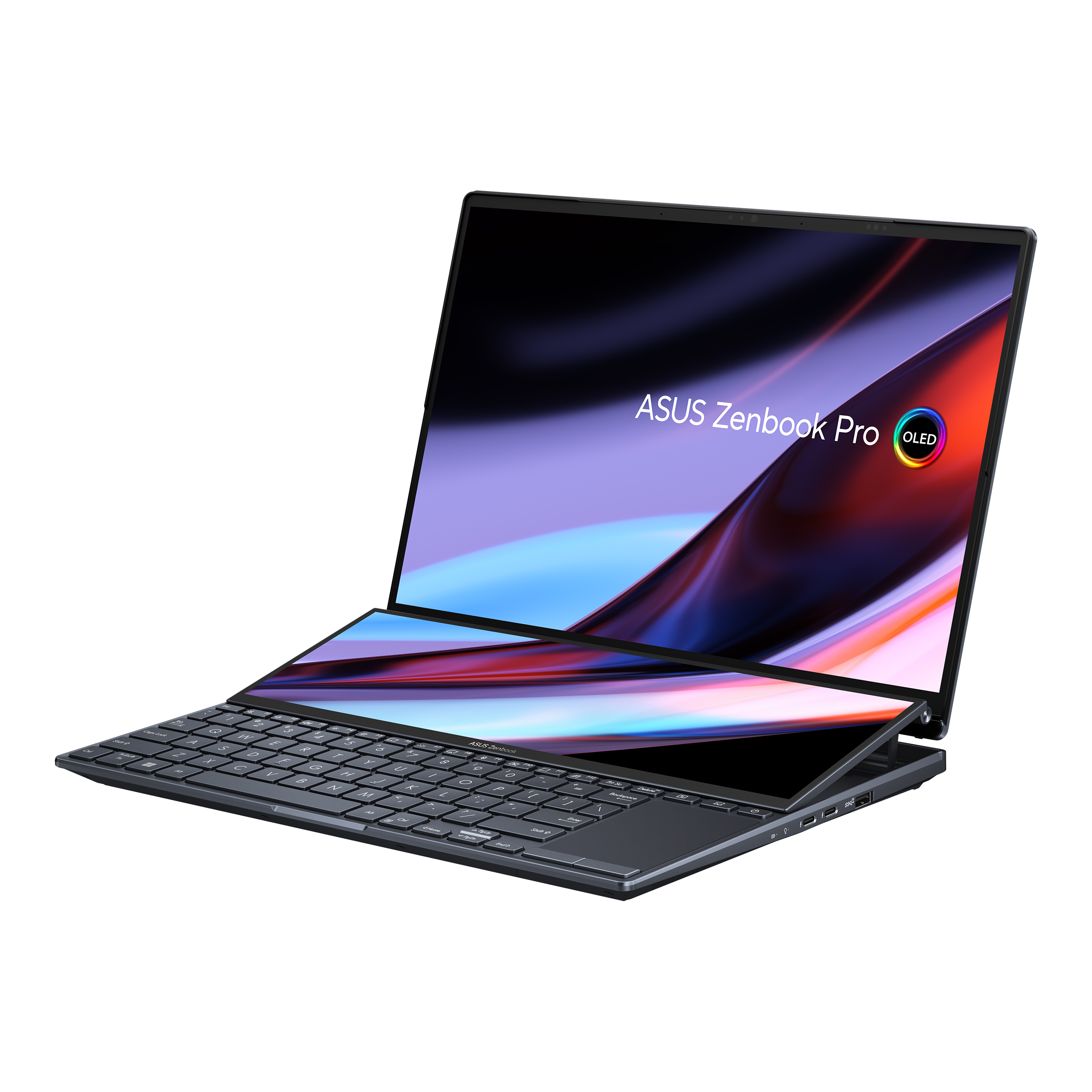 لپ تاپ 14.5 اینچی ایسوس مدل ZenBook Pro Duo 14 UX8402ZE-M3026W-i7 16GB 1SSD RTX3050Ti W