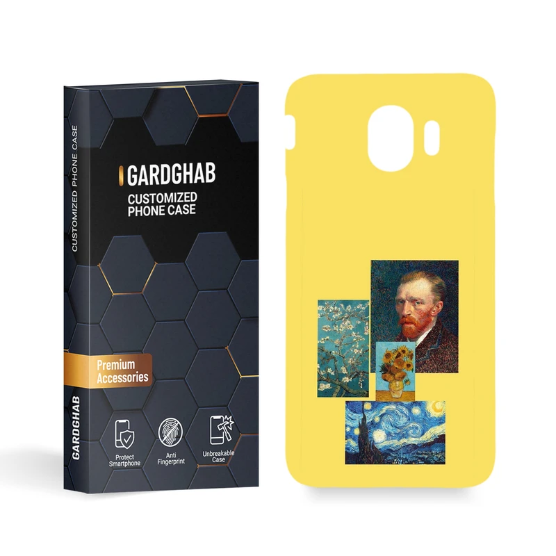 کاور گارد قاب مدل هنری مناسب برای گوشی موبایل سامسونگ Galaxy J4 2018