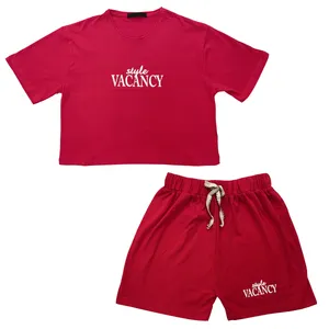 ست تی شرت و شلوارک زنانه مدل VACANCY 20-10