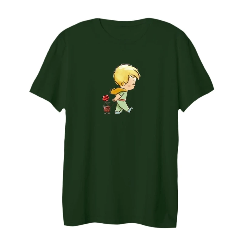 تی شرت لانگ آستین کوتاه زنانه مدل شازده کوچولو کد 3