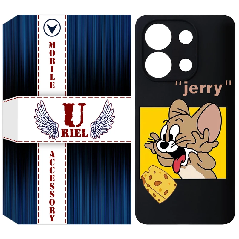 کاور یوریل مدل KSH کد 11 طرح جری مناسب برای گوشی موبایل شیائومی Redmi Note 13 4G