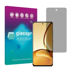 Glass Pro Resistant model privacy Screen protector suitable for Realme C63 5G mobile phone
