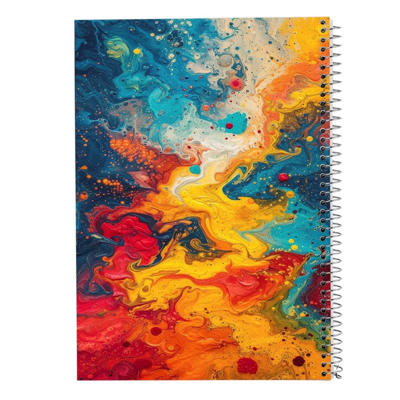 دفتر نقاشی 50 برگ مدوپد مدل اشکال فانتزی کد DF16093