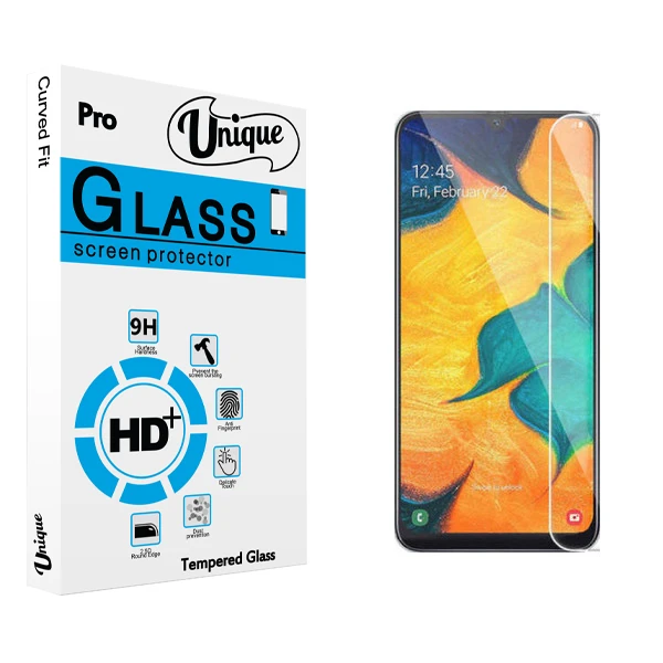 محافظ صفحه نمایش سرامیکی يونيک مدل +Clear مناسب برای گوشی موبایل سامسونگ Galaxy A30s
