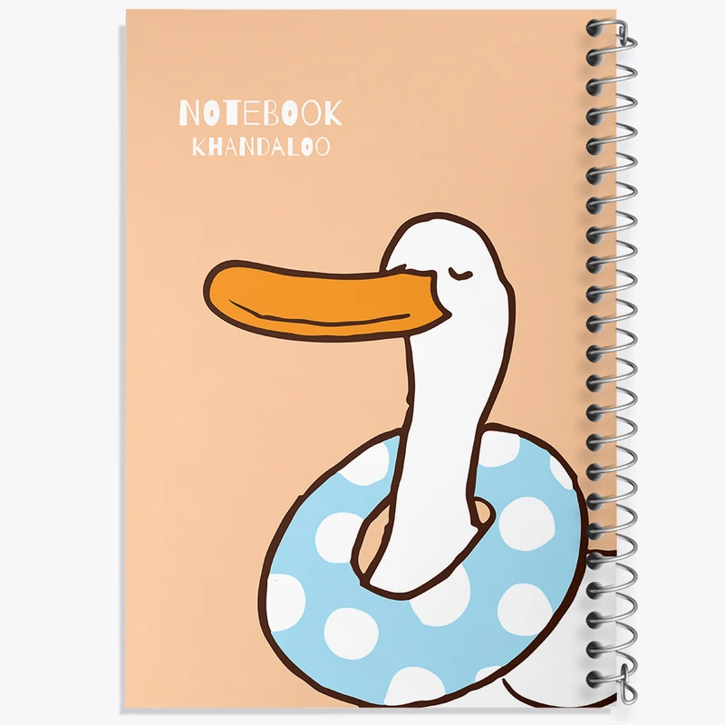 دفتر نقاشی 50 برگ خندالو طرح اردک بامزه کد N1398