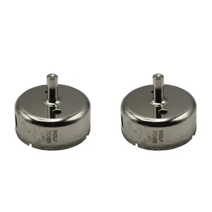 مته گرد بر شیشه ولف مدل YP-070 سایز 70 میلی متر مجموعه 2  عددی 