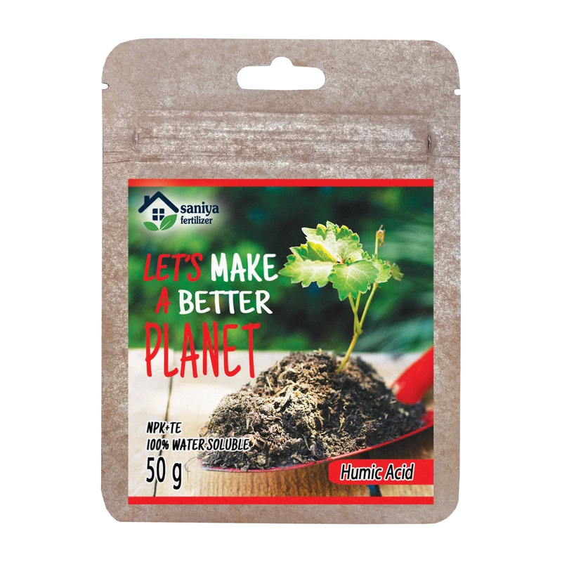 کود اسید هیومیک سانیا کود مدل h3 وزن 50 گرم
