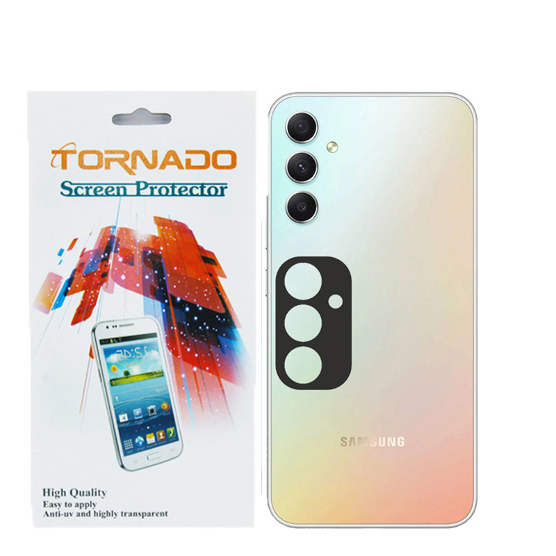 محافظ لنز دوربین تورنادو مدل فلزی مناسب برای گوشی موبایل سامسونگ Galaxy A34 بسته 40 عددی