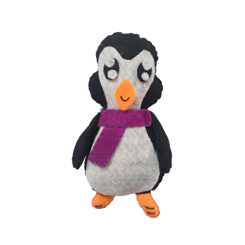 عروسک مدل پنگوئن ارتفاع 18 سانتی متر