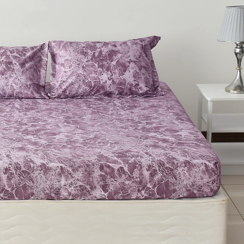 سرویس ملحفه بومرنگ مدل Volcano-90 یکنفره 2 تکه