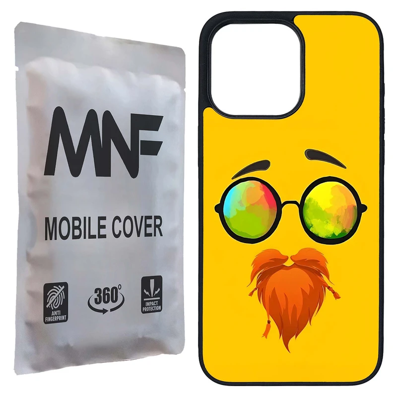 کاور ام ان اف طرح عینک فانتزی کد P-095 مناسب برای گوشی موبایل اپل iPhone 15 Pro Max    
