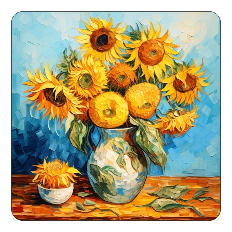 مگنت کاکتی طرح نقاشی رنگ روغن مدل mp72664