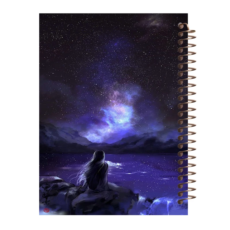 دفتر لغت طرح کهکشان مدل دخترانه کد W139