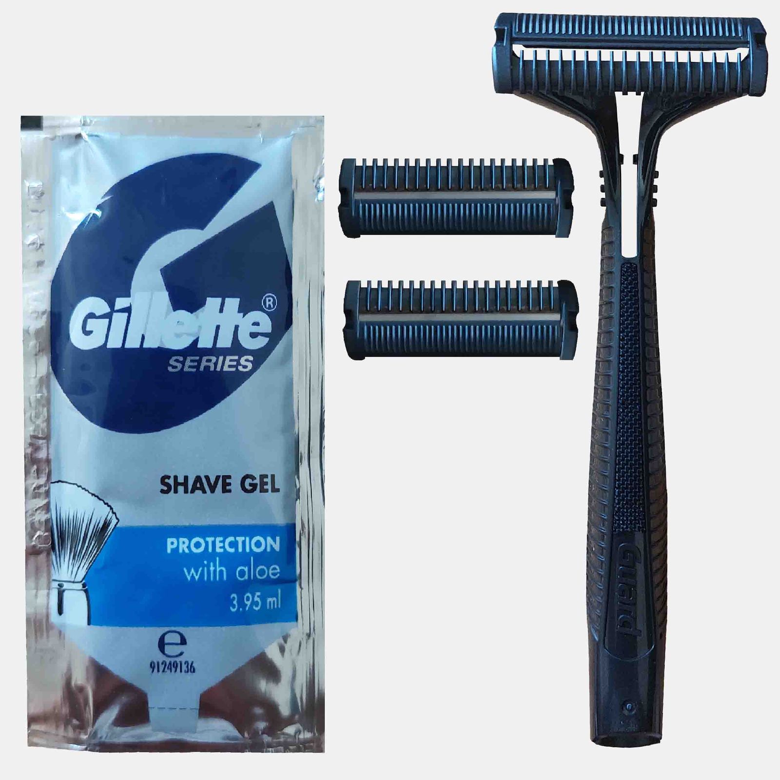 خود تراش ژیلت مدل Guard به همراه تیغ یدک بسته 2 عددی -  - 4