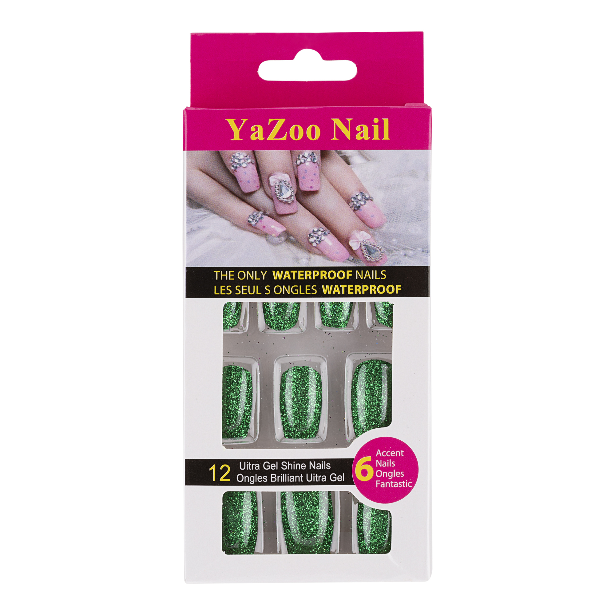 ناخن مصنوعی یازو مدل H 02 بسته 12 عددی