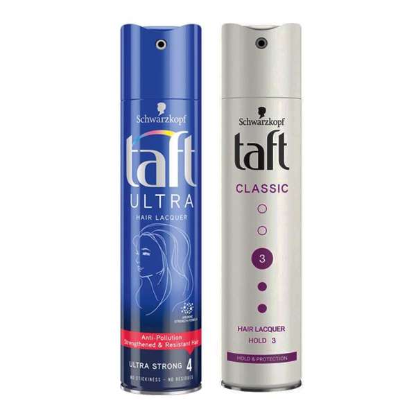 اسپری مو تافت مدل 3 CLASIC حجم 250 میلی لیتر به همراه اسپری مو تافت مدل ULTRA STRONG 4 حجم 250 میلی لیتر اسپری مو تافت مدل 3 CLASIC حجم 250 میلی لیتر به همراه اسپری مو تافت مدل ULTRA STRONG 4 حجم 250 میلی لیتر