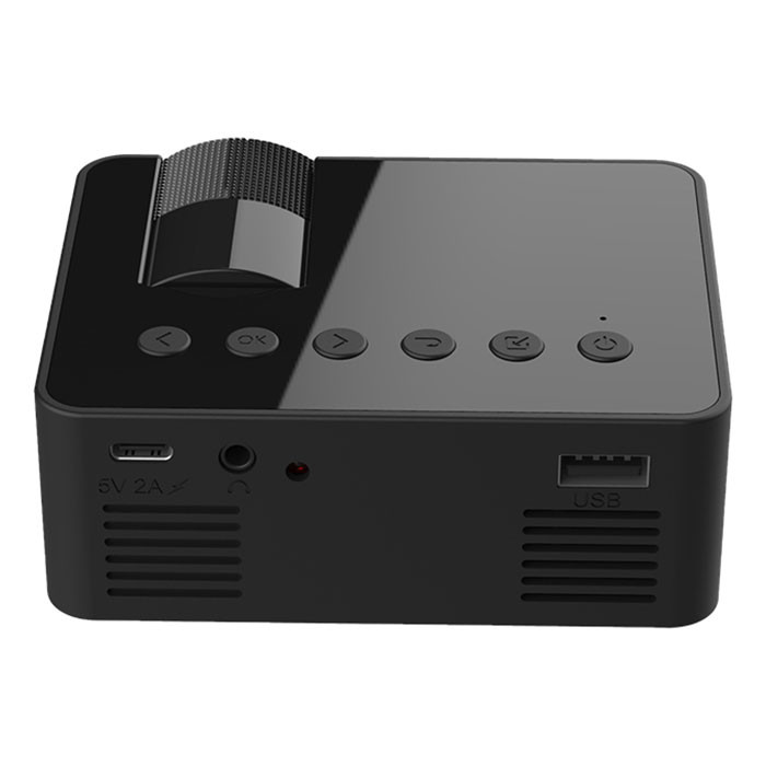 مینی ویدئو پروژکتور مدل T100 با وضوح تصویر 320x180