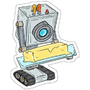 استیکر لپ تاپ مدل Butter Robot